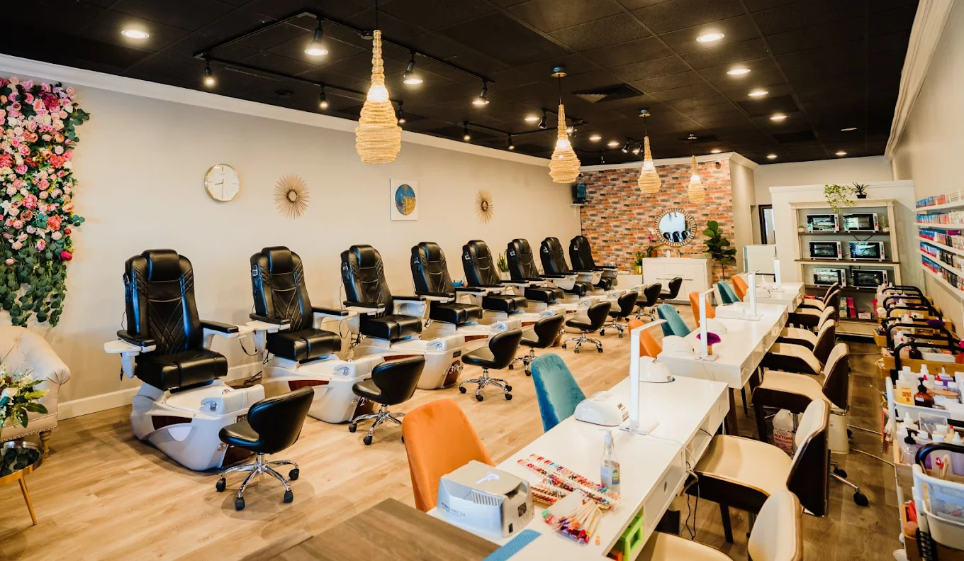 Inside the Pinko Nails & Spa studio.